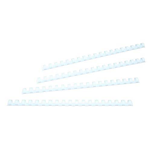 GBC Premium 7/16" White Plastic Combs 100pk - 4000050