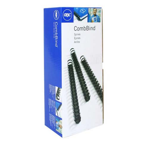 GBC Premium 7/16" White Plastic Combs 100pk - 4000050