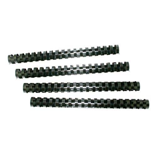 GBC Premium 7/8" Black Plastic Combs 100pk - 4000112