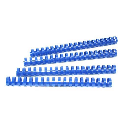GBC Premium 7/8" Blue Plastic Combs 100pk - 4000110