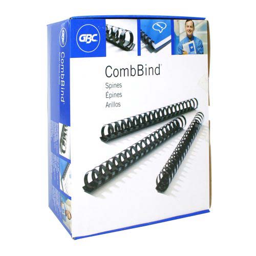 GBC Premium 7/8" Blue Plastic Combs 100pk - 4000110