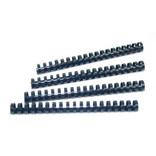 GBC Premium 7/8" Navy Plastic Combs 100pk - 4014485