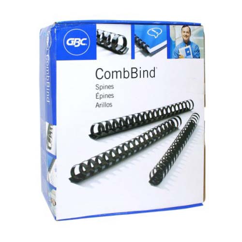 GBC Premium 7/8" White Plastic Combs 100pk - 4000109