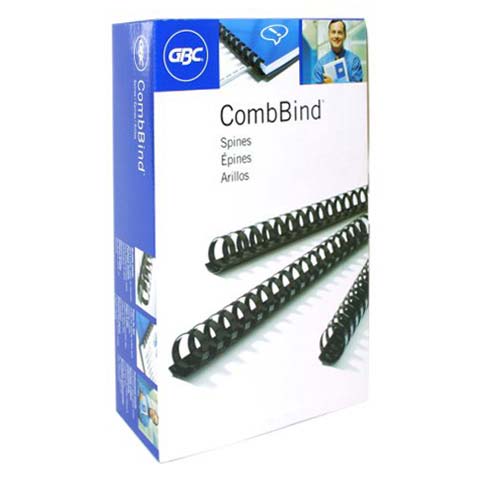 GBC Premium 9/16" Navy Plastic Combs 100pk - 4013185