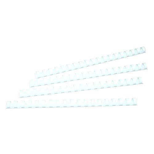 GBC Premium 9/16" White Plastic Combs 100pk - 4000074