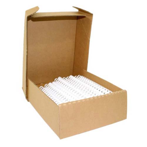 GBC Premium 9/16" White Plastic Combs 100pk - 4000074