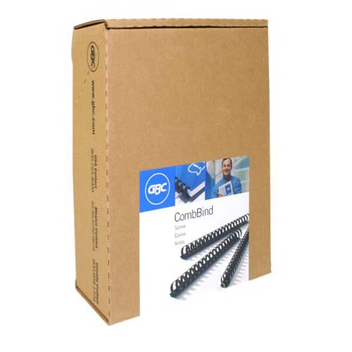 GBC Premium 9/16" White Plastic Combs 100pk - 4000074