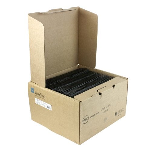 GBC Premium Black 1-1/4" Twin Loop Wire - 9665210