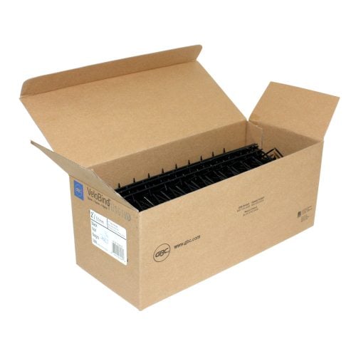 GBC Premium Black 2" x 11" Velobind Binding Strips - 9741020