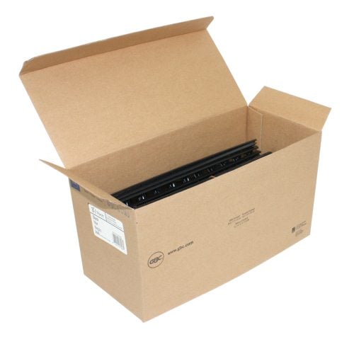 GBC Premium Black 3" x 11" Velobind Binding Strips - 9741030