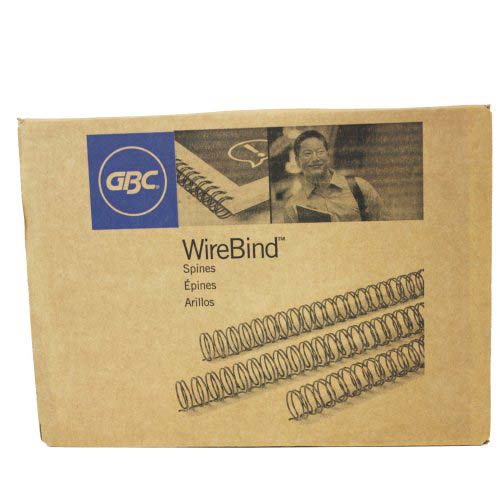 GBC Premium Black 7/16" 3:1 Twin Loop Wire - 9775023
