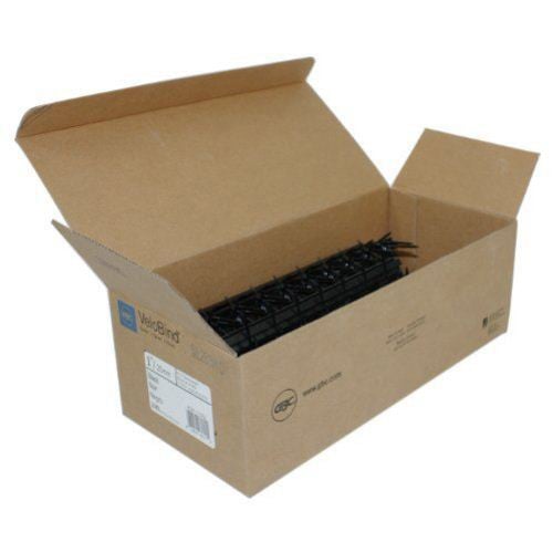 GBC Premium Black 1" x 8.5" Velobind Binding Strips - 9741110