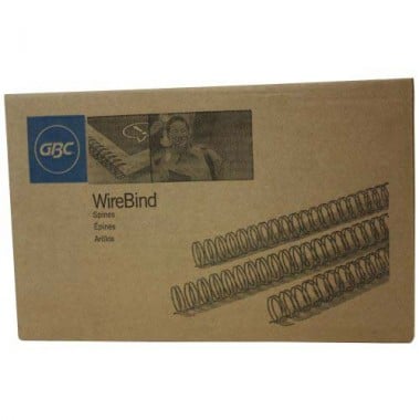 GBC Premium Black 3:1 Twin Loop Wire
