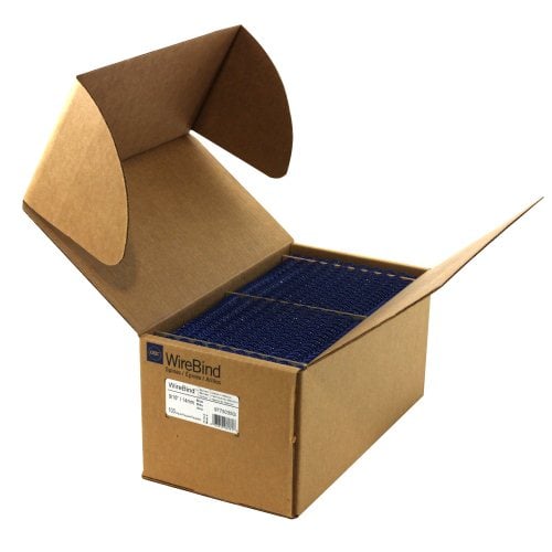 GBC Premium Blue 9/16" 3:1 Twin Loop Wire - 9775035