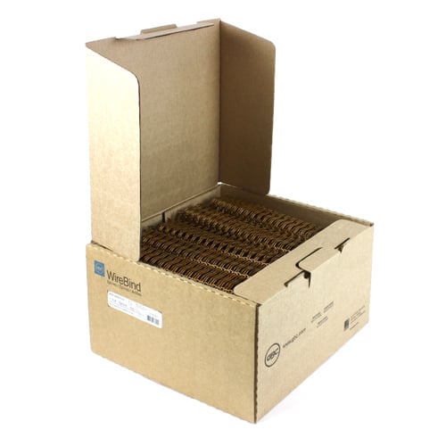 GBC Premium Bronze 1-1/4" Twin Loop Wire - 9774032