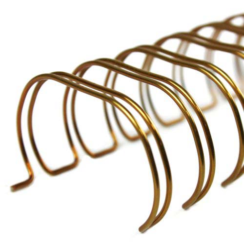 GBC Premium Bronze 1" 2:1 Twin Loop Wire - 9774031