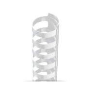 GBC Premium 3/4" Clear Plastic Combs 100pk - 4103618