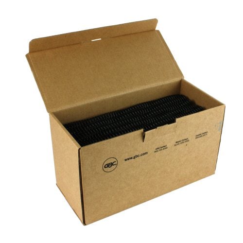 GBC Premium ColorCoil 16mm Black Spiral Coils - 9665070