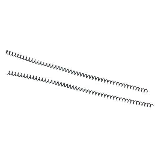 GBC Premium ColorCoil 6mm Black Spiral Coils - 10 Boxes (100/Box) - Clearance Sale