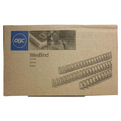 GBC Premium Gray 1/4" 3:1 Twin Loop Wire - 9774033