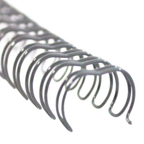GBC Premium Gray 7/16" 3:1 Twin Loop Wire - 9774036