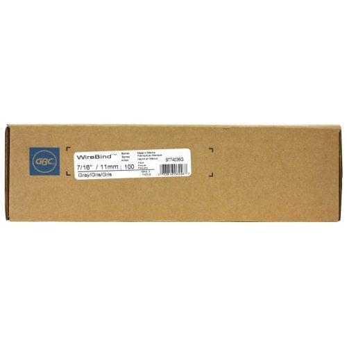 GBC Premium Gray 7/16" 3:1 Twin Loop Wire - 9774036