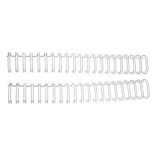 GBC Premium Gray 7/8" 2:1 Twin Loop Wire - 9774041