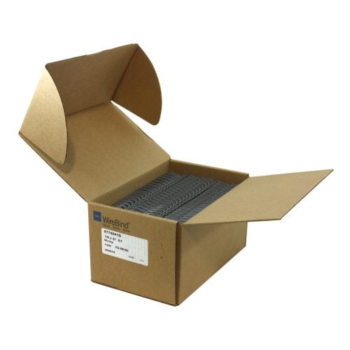 GBC Premium Gray 7/8" 2:1 Twin Loop Wire - 9774041