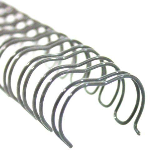 GBC Premium Gray 9/16" 3:1 Twin Loop Wire - 9774038