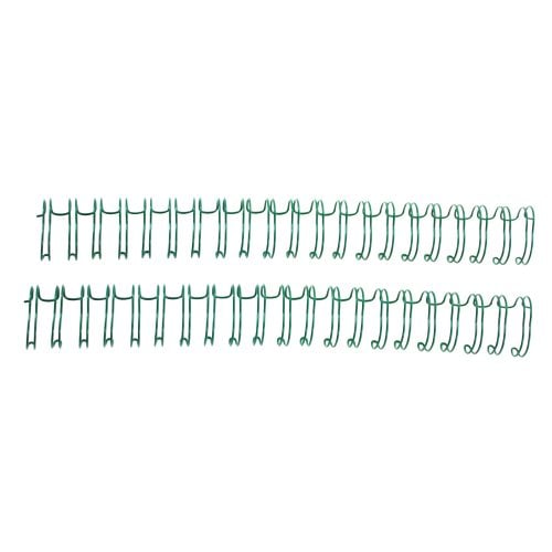 GBC Premium Green 3/4" 2:1 Twin Loop Wire - 9774018