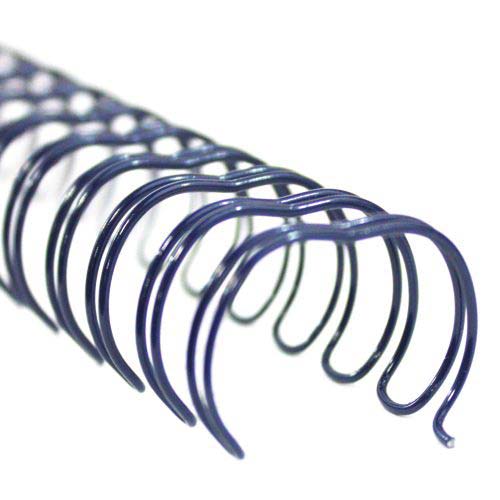 GBC Premium Navy 3/4" 2:1 Twin Loop Wire - 9775117