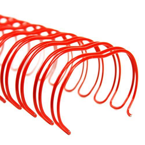 GBC Premium Red 1-1/4" Twin Loop Wire - 9665213