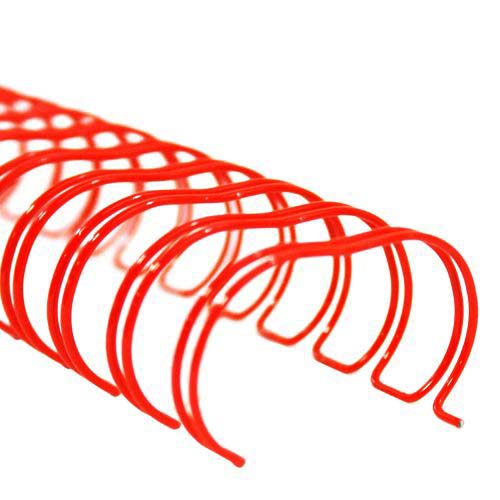 GBC Premium Red 1" 2:1 Twin Loop Wire - 9775056