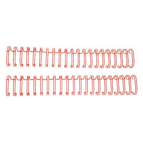 GBC Premium Red 1" 2:1 Twin Loop Wire - 9775056