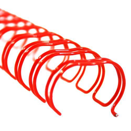 GBC Premium Red 2:1 Twin Loop Wire