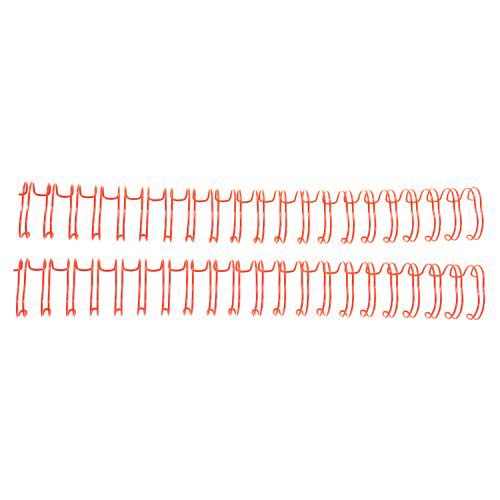 GBC Premium Red 3/4" 2:1 Twin Loop Wire - 9775046