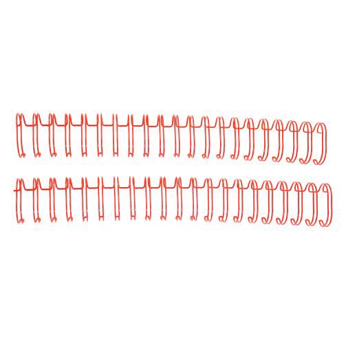 GBC Premium Red 7/8" 2:1 Twin Loop Wire - 9775051