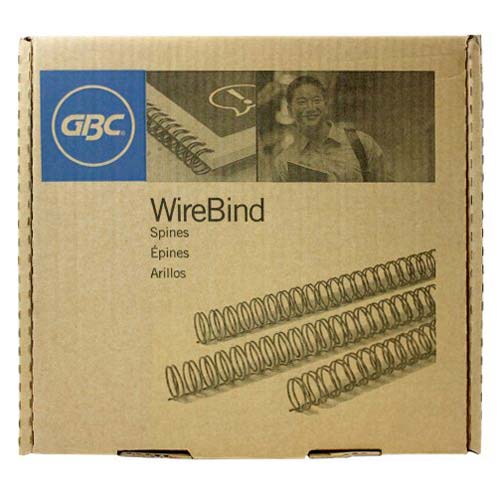 GBC Premium Silver 1-1/4" Twin Loop Wire - 9774010