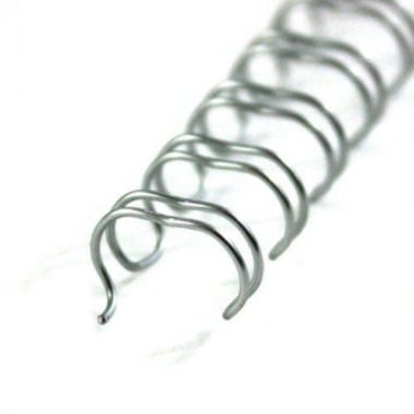 GBC Premium Silver 3:1 Twin Loop Wire