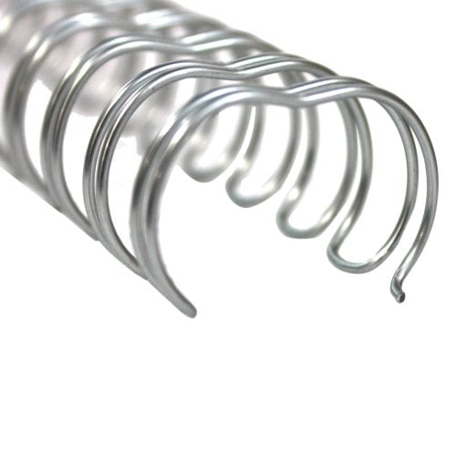 GBC Premium Silver 3/4" 2:1 Twin Loop Wire - 9775047