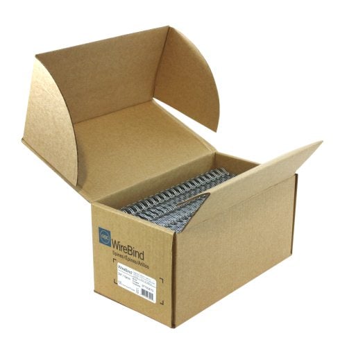 GBC Premium Silver 3/4" 2:1 Twin Loop Wire - 9775047