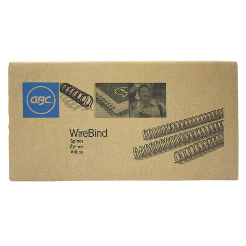 GBC Premium Silver 3/4" 2:1 Twin Loop Wire - 9775047