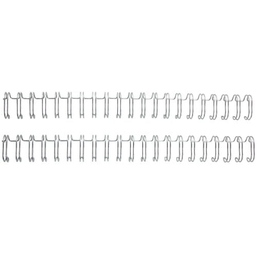 GBC Premium Silver 5/8" 2:1 Twin Loop Wire - 9775042