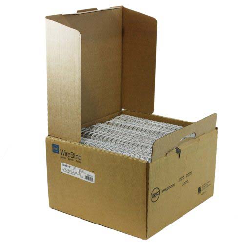 GBC Premium White 1-1/4" Twin Loop Wire - 9665211