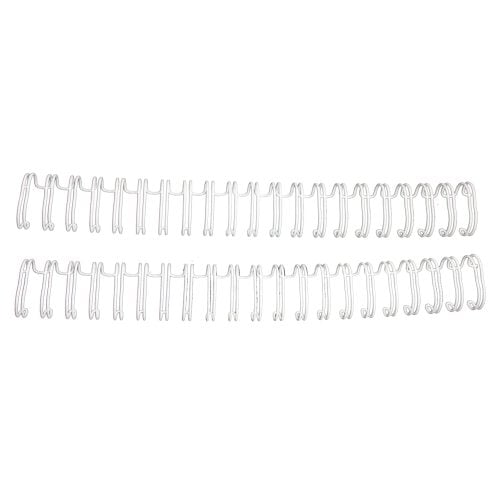 GBC Premium White 3/4" 2:1 Twin Loop Wire - 9775044