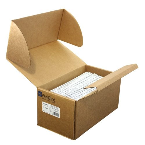 GBC Premium White 3/4" 2:1 Twin Loop Wire - 9775044