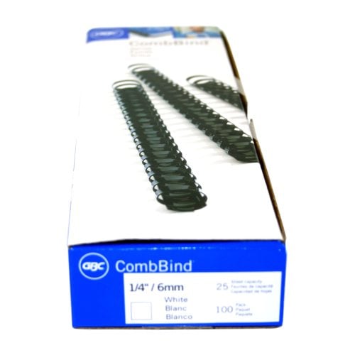 GBC Premium White Plastic Combs