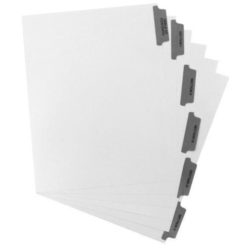 GBC Preprinted Fifth Cut Index Tabs Section I thru V - 8210706