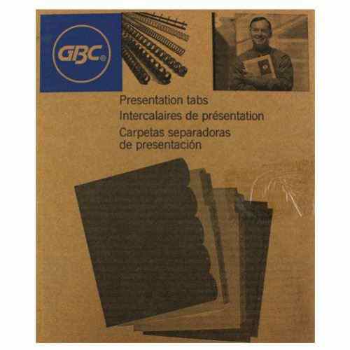 GBC Preprinted Fifth Cut Index Tabs Section I thru V - 8210706