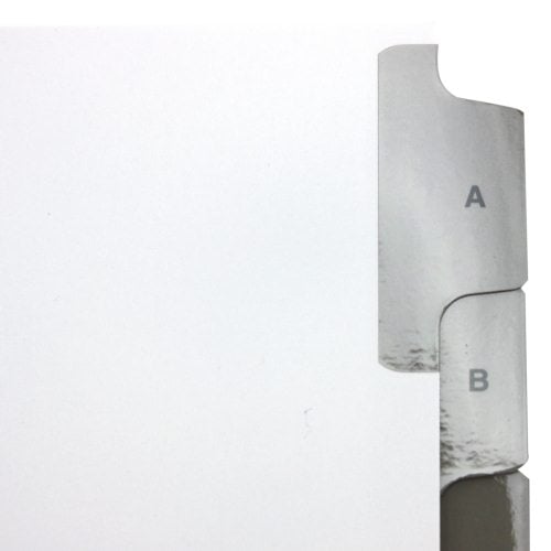 GBC Preprinted Tenth Cut Alphabet Index Tabs A thru J - 8210711
